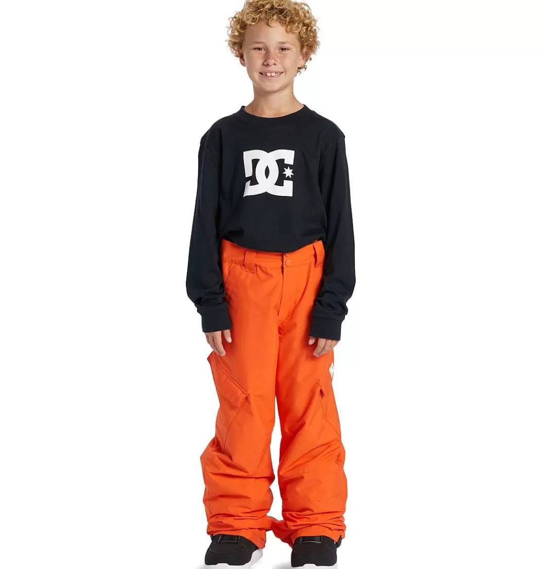 DC Shoes Boy'S Banshee Technical Snow Pants Orangeade-Kids Snow