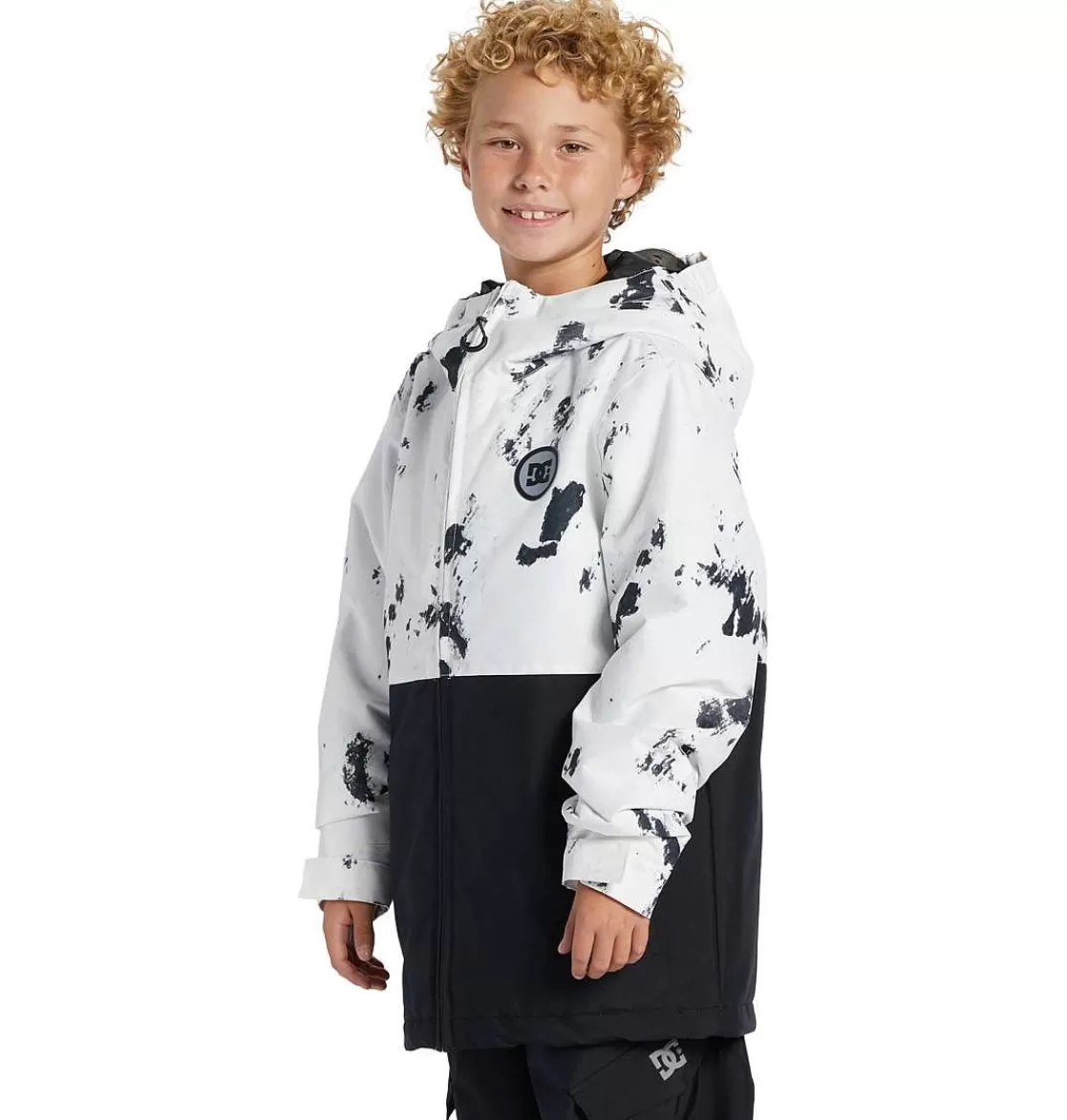 DC Shoes Boy'S Basis Print Technical Snow Jacket Standards-Kids Snow