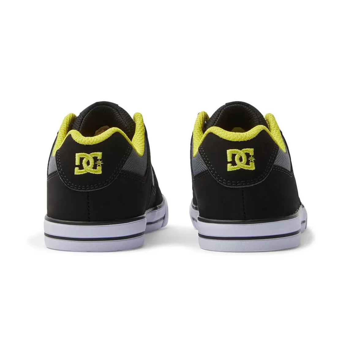 DC Shoes Boy'S Kids' Pure Elastic Lace Shoes Anthracite/Black-Kids Sneakers