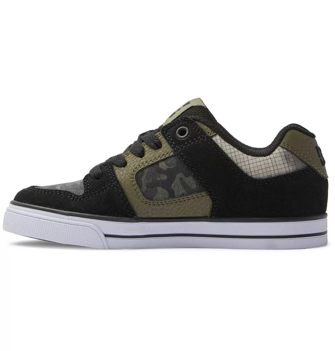 DC Shoes Girls Kids' Pure Shoes Black/Pink-Kids Sneakers