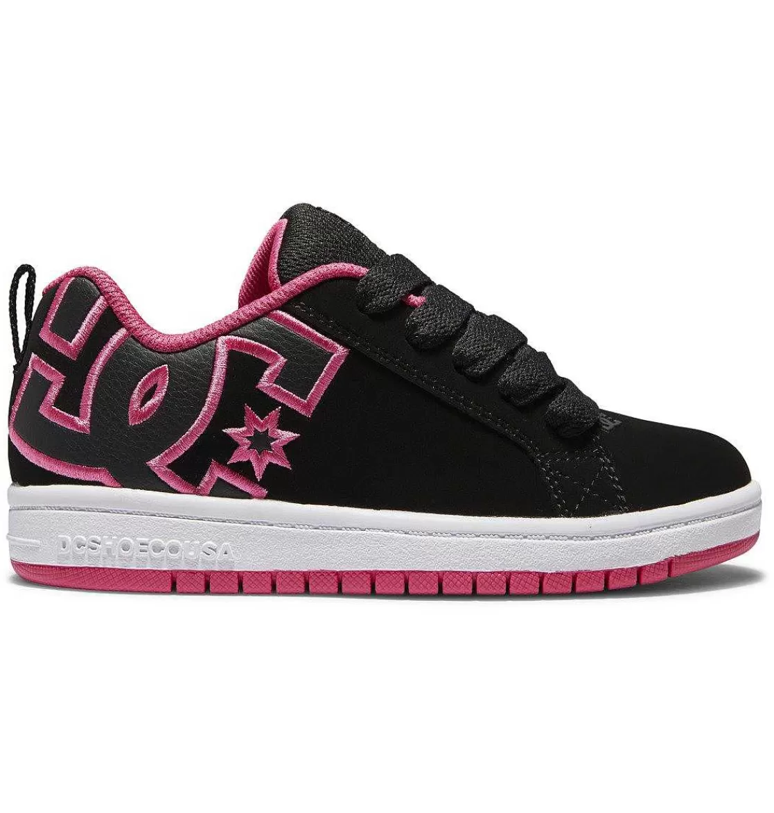 DC Shoes Kid'S Court Graffik Shoes Black/Black-Kids Sneakers