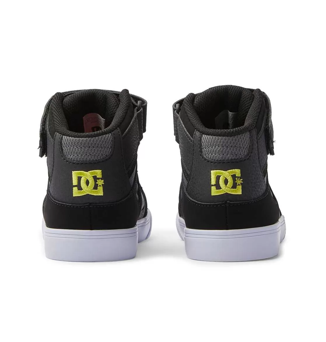 DC Shoes Kid'S Pure High Elastic Lace High-Top Shoes Anthracite/Black-Kids Sneakers