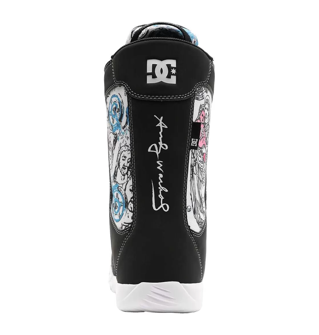 DC Shoes Men'S Andy Warhol X Phase Boa® Snowboard Boots White/Black Print-Men'S Snow