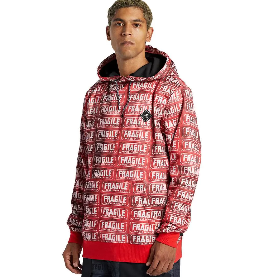 DC Shoes Men'S Andy Warhol X Technical Fleece Red Fragile-Men'S Snow