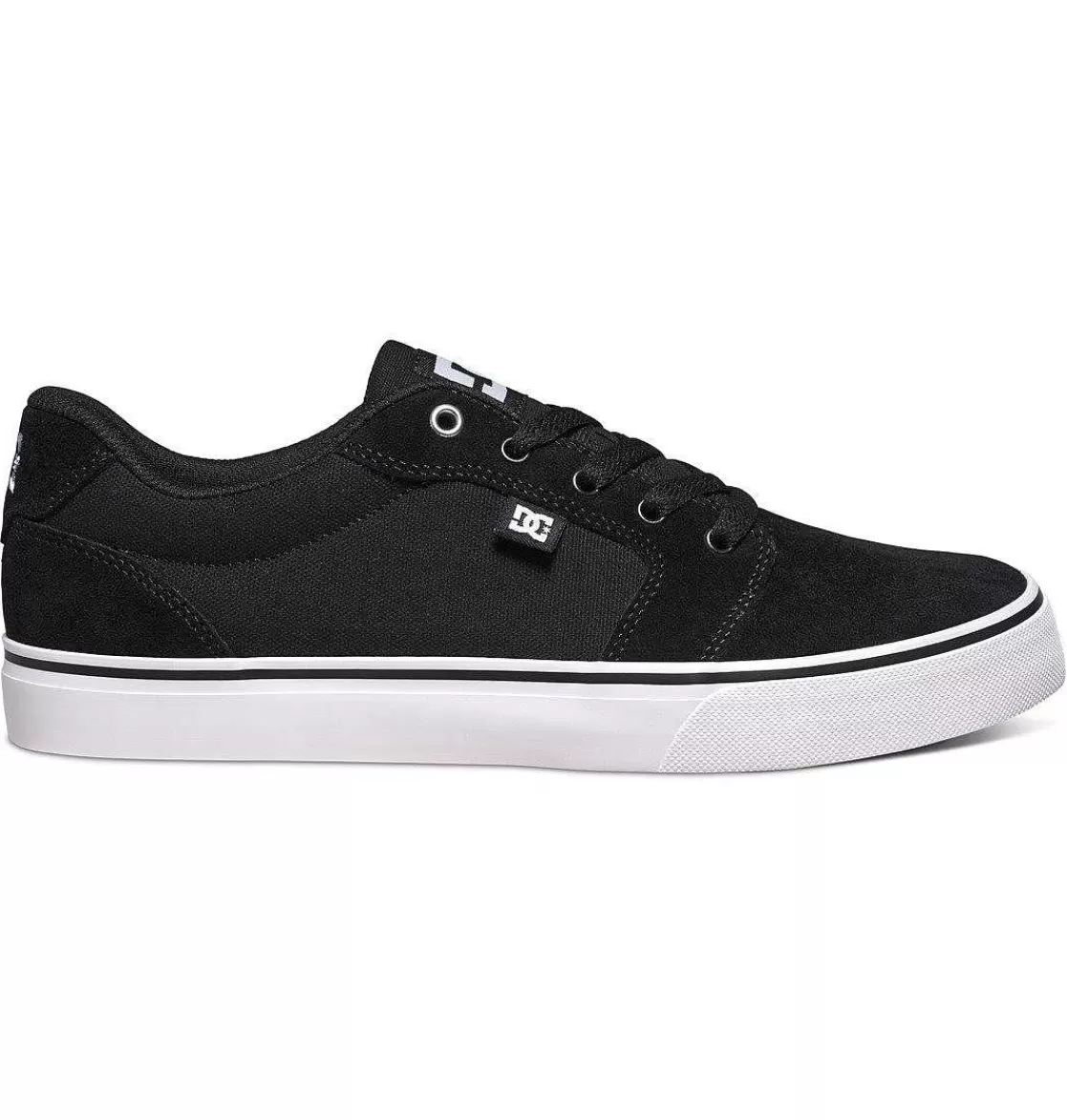 DC Shoes Men'S Anvil Shoes Black/White/Black-Men Sneakers