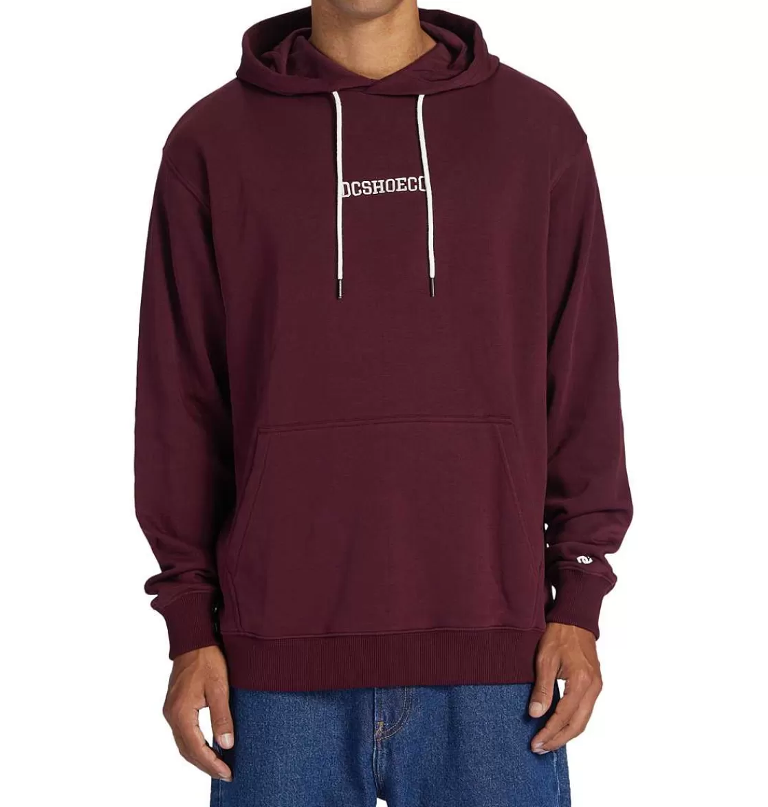 DC Shoes Men'S Baseline Ph Hoodie Windsor Wine-Men Hoodies & Jackets