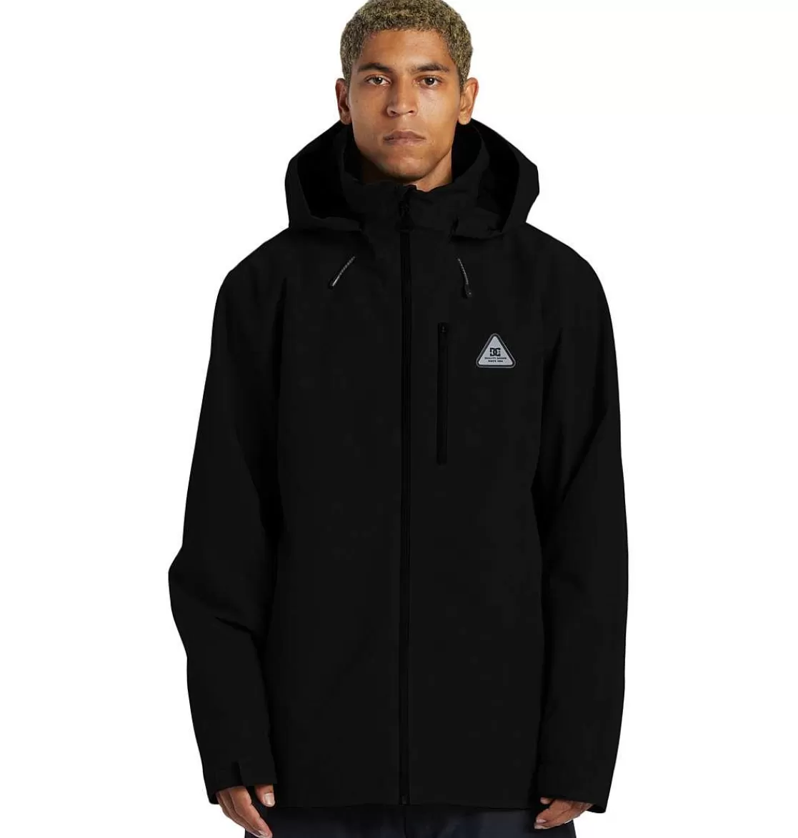 DC Shoes Men'S Basis 30K Technical Snow Jacket Black-Men'S Snow