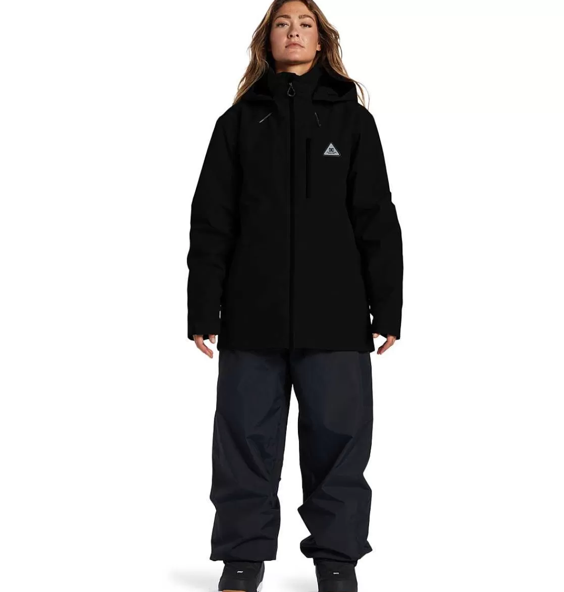 DC Shoes Men'S Basis 30K Technical Snow Jacket Black-Men'S Snow