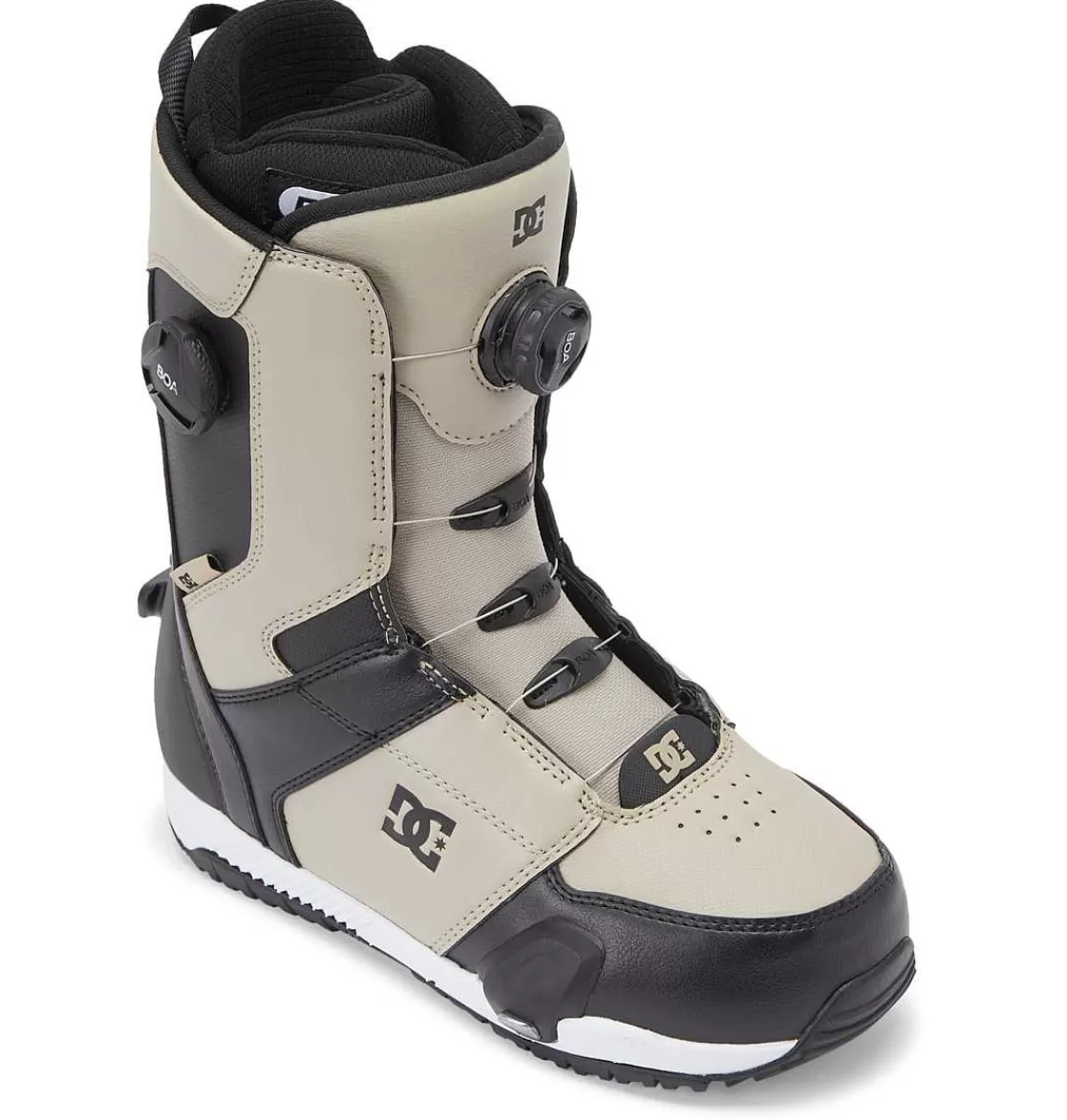 DC Shoes Men'S Control Step On Boa® Snowboard Boots Light Brown/White-Men'S Snow