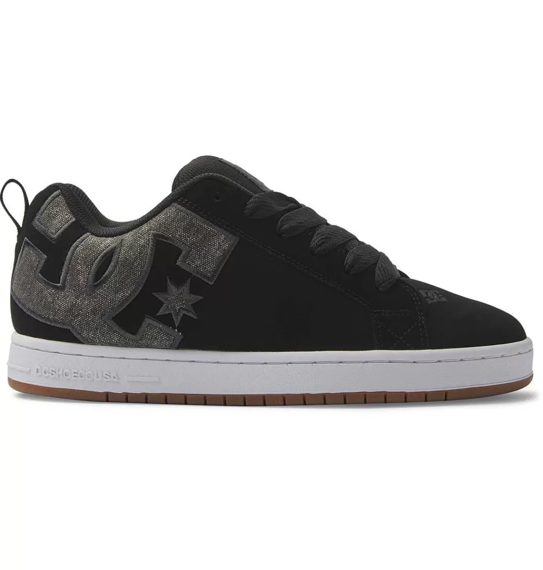 DC Shoes Men'S Court Graffik Shoes Dark Grey/White-Men Sneakers