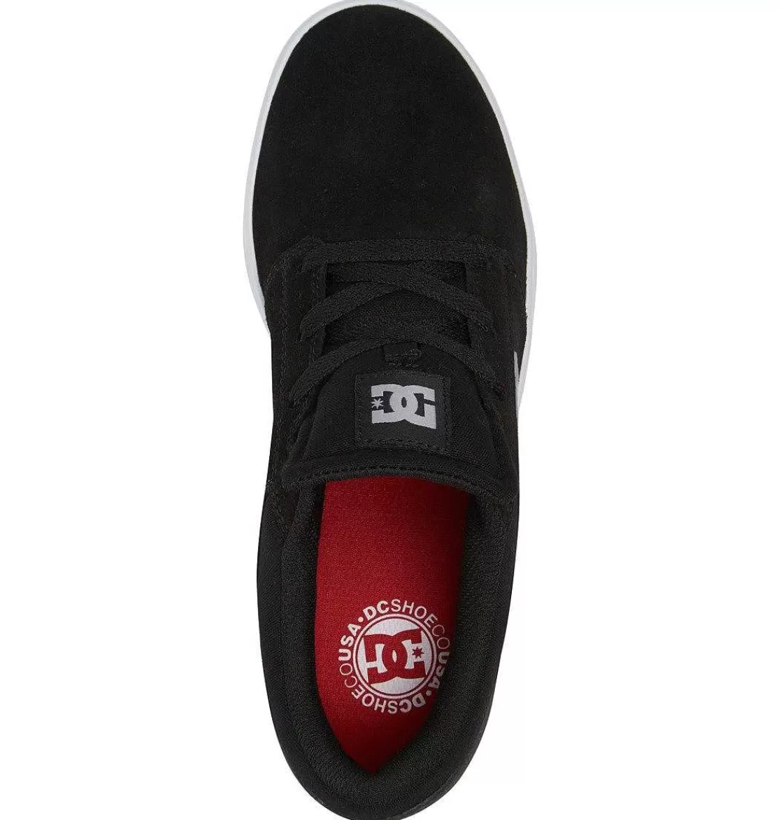 DC Shoes Men'S Crisis 2 Skate Shoes Black/White/Black-Men Skate