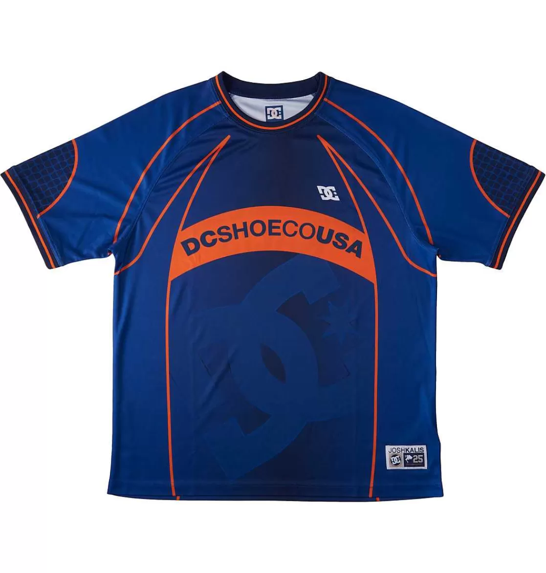 DC Shoes Men'S Dc Supertour Soccer Jersey Nautical Blue-Men T-Shirts