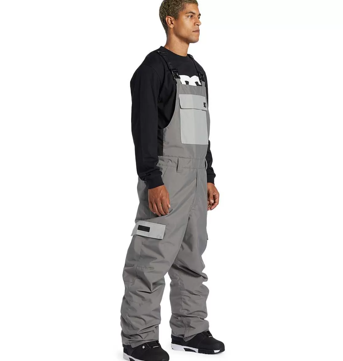 DC Shoes Men'S Docile Technical Snow Bib Pants Bison-Men'S Snow