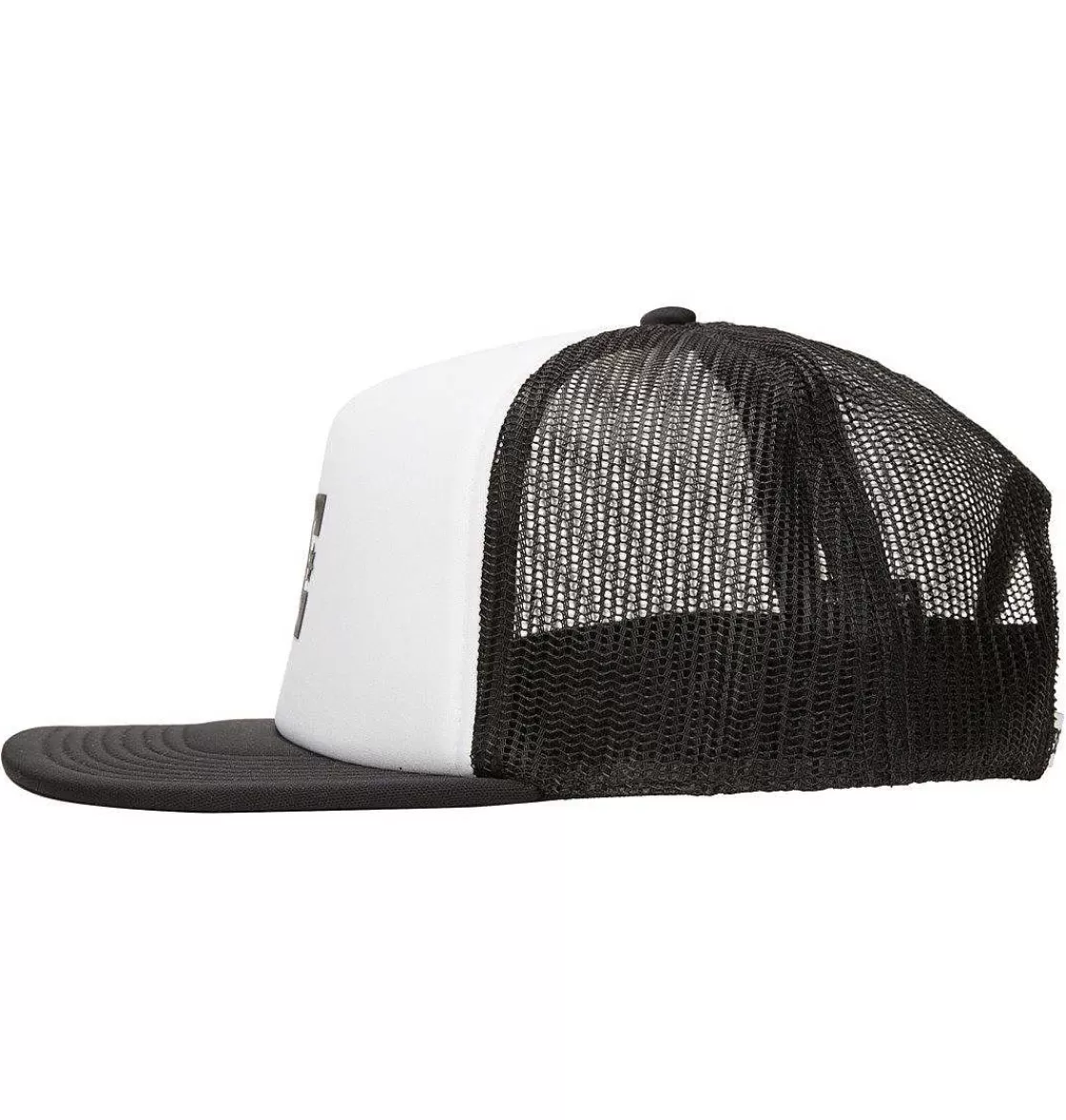 DC Shoes Men'S Gas Station Trucker Hat White / Black-Men Hats & Beanies