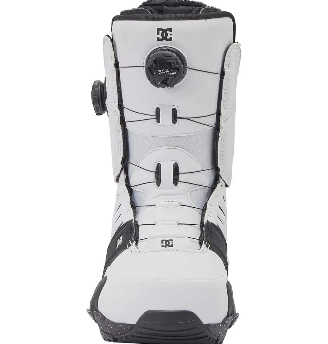 DC Shoes Men'S Judge Step On Boa® Snowboard Boots White/Black Print-Men'S Snow