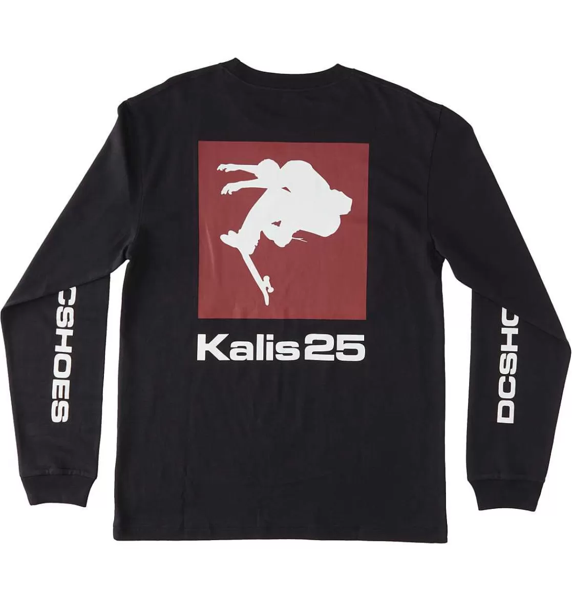 DC Shoes Men'S Kalis25 Long Sleeve T-Shirt Black-Men T-Shirts