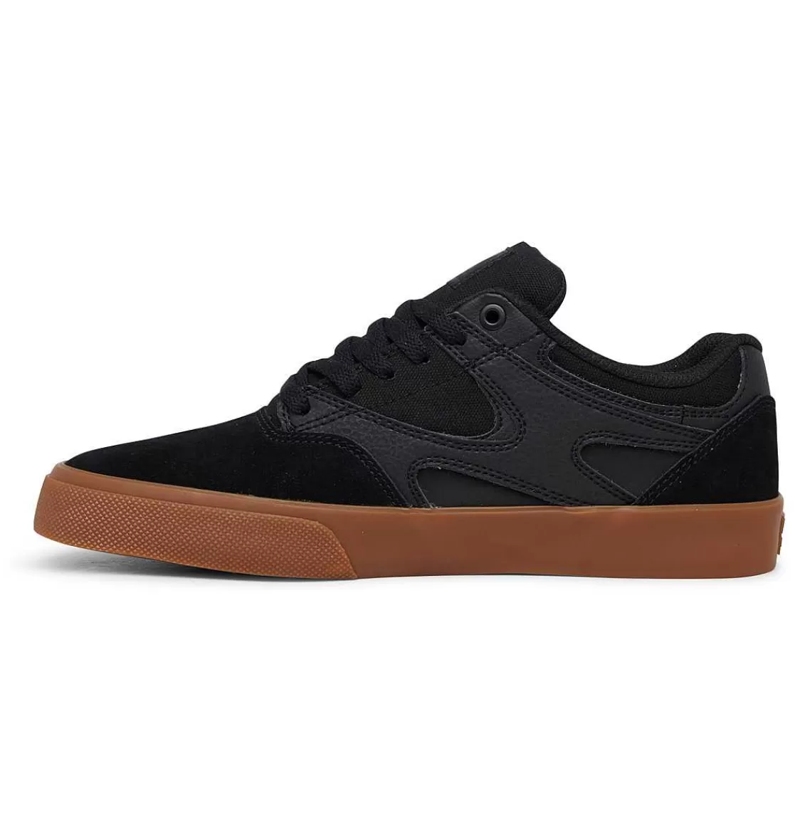 DC Shoes Men'S Kalis Vulc Shoes Black/Black/Gum-Men Skate