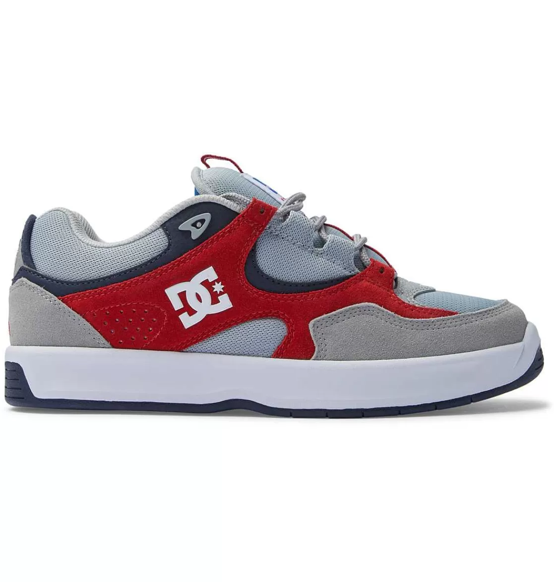 DC Shoes Men'S Kalynx Zero S Skate Shoes Grey/Red-Men Skate