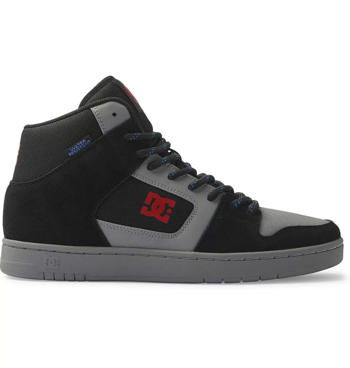 DC Shoes Men'S Manteca 4 Hi Wr High-Top Shoes Black/Grey/Red-Men Winter Boots