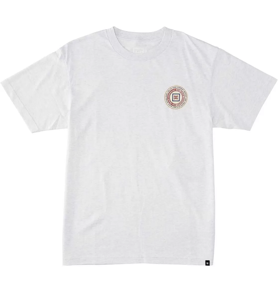 DC Shoes Men'S Old Head T-Shirt Snow Heather-Men T-Shirts