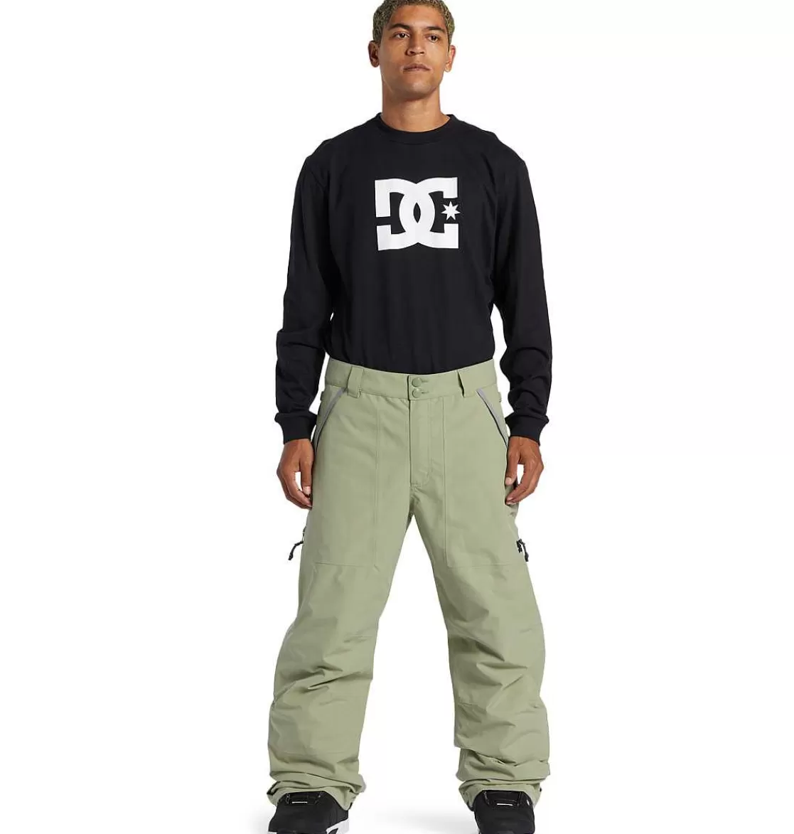 DC Shoes Men'S Squadron 30K Technical Snow Pants Black-Men'S Snow