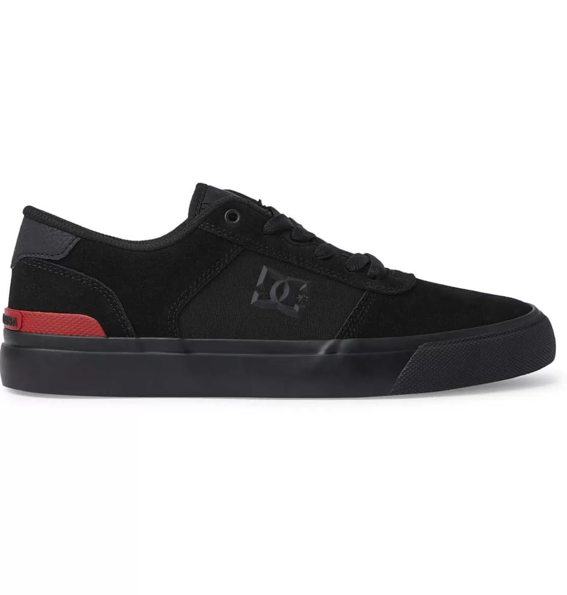 DC Shoes Men'S Teknic S Skate Shoes Black/Black/Red-Men Skate