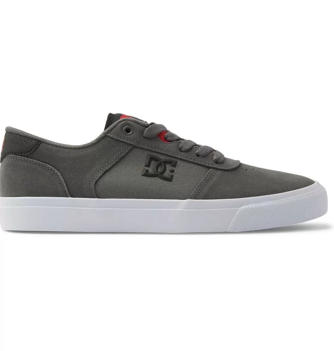 DC Shoes Men'S Teknic Shoes Grey/Black/Red-Men Sneakers