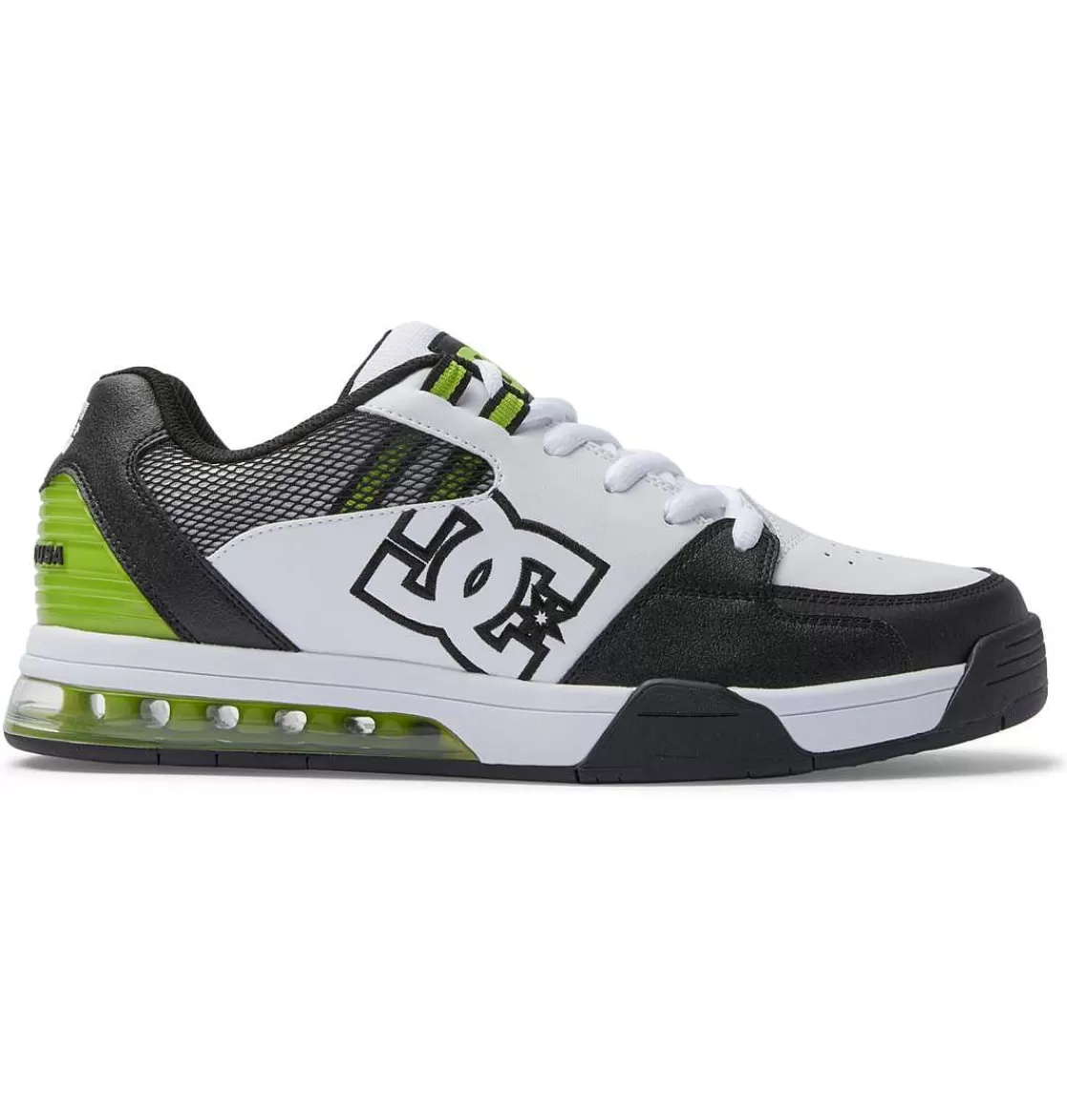 DC Shoes Men'S Versatile Shoes White/Lime-Men Sneakers