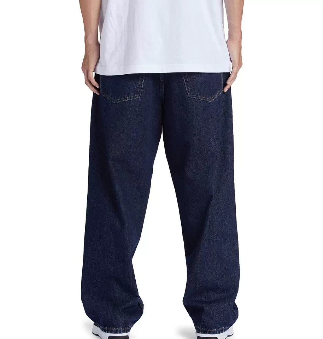 DC Shoes Men'S Worker Baggy Fit Jeans Indigo Dark-Men Pants & Shorts