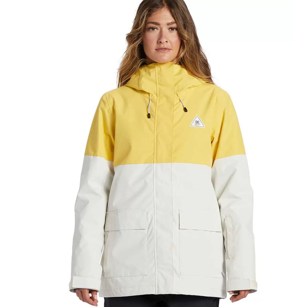 DC Shoes Women'S Cruiser Technical Snow Jacket Cream Gold-Women'S Snow