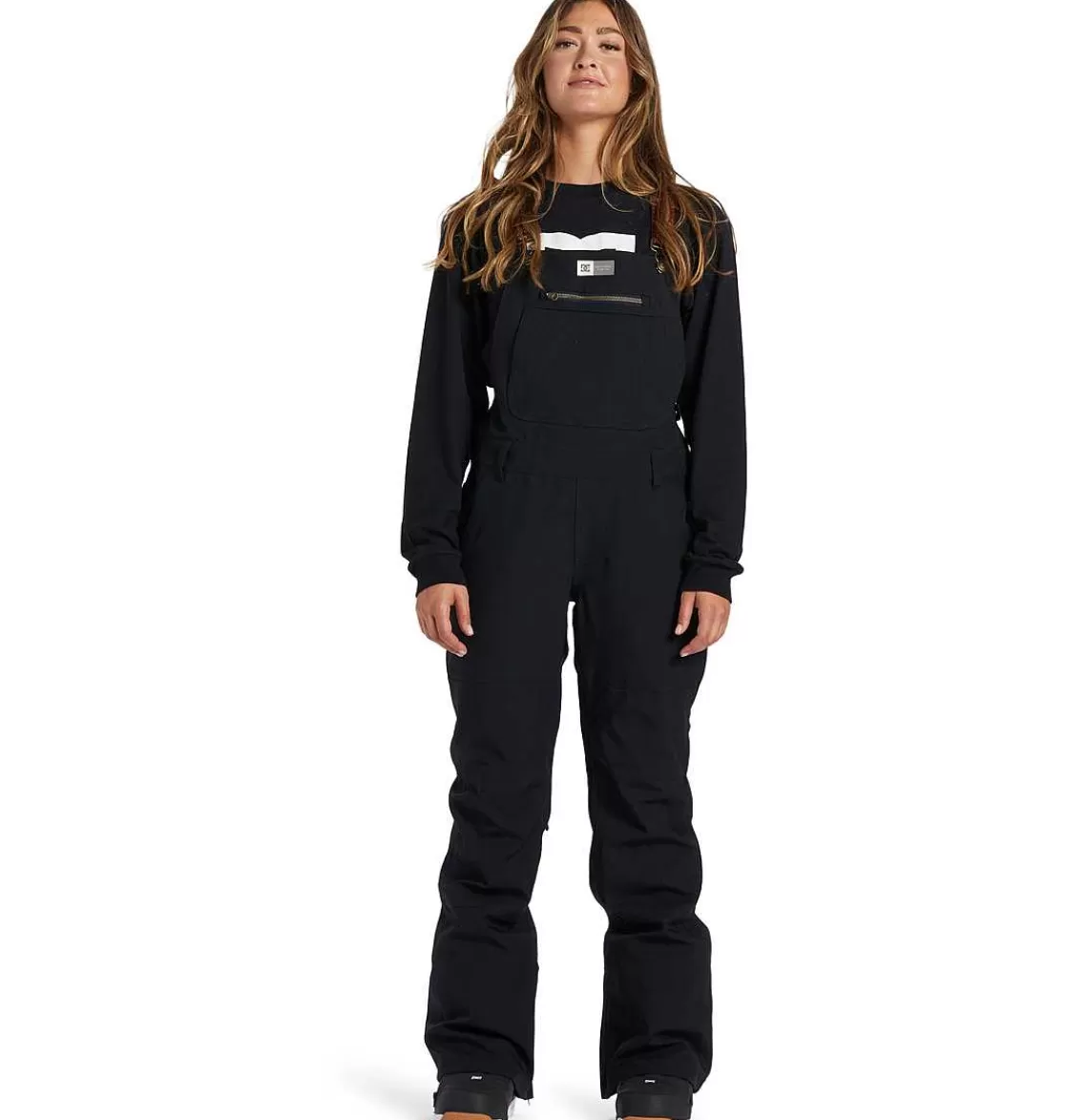 DC Shoes Women'S Crusade Technical Snow Bib Pants Black-Women'S Snow