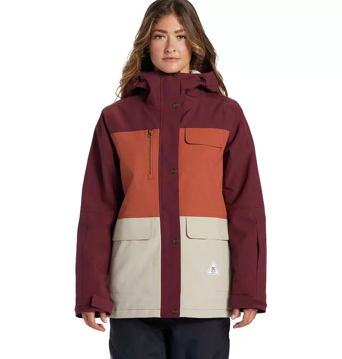 DC Shoes Women'S Liberate Technical Snow Jacket Tawny Port-Women'S Snow