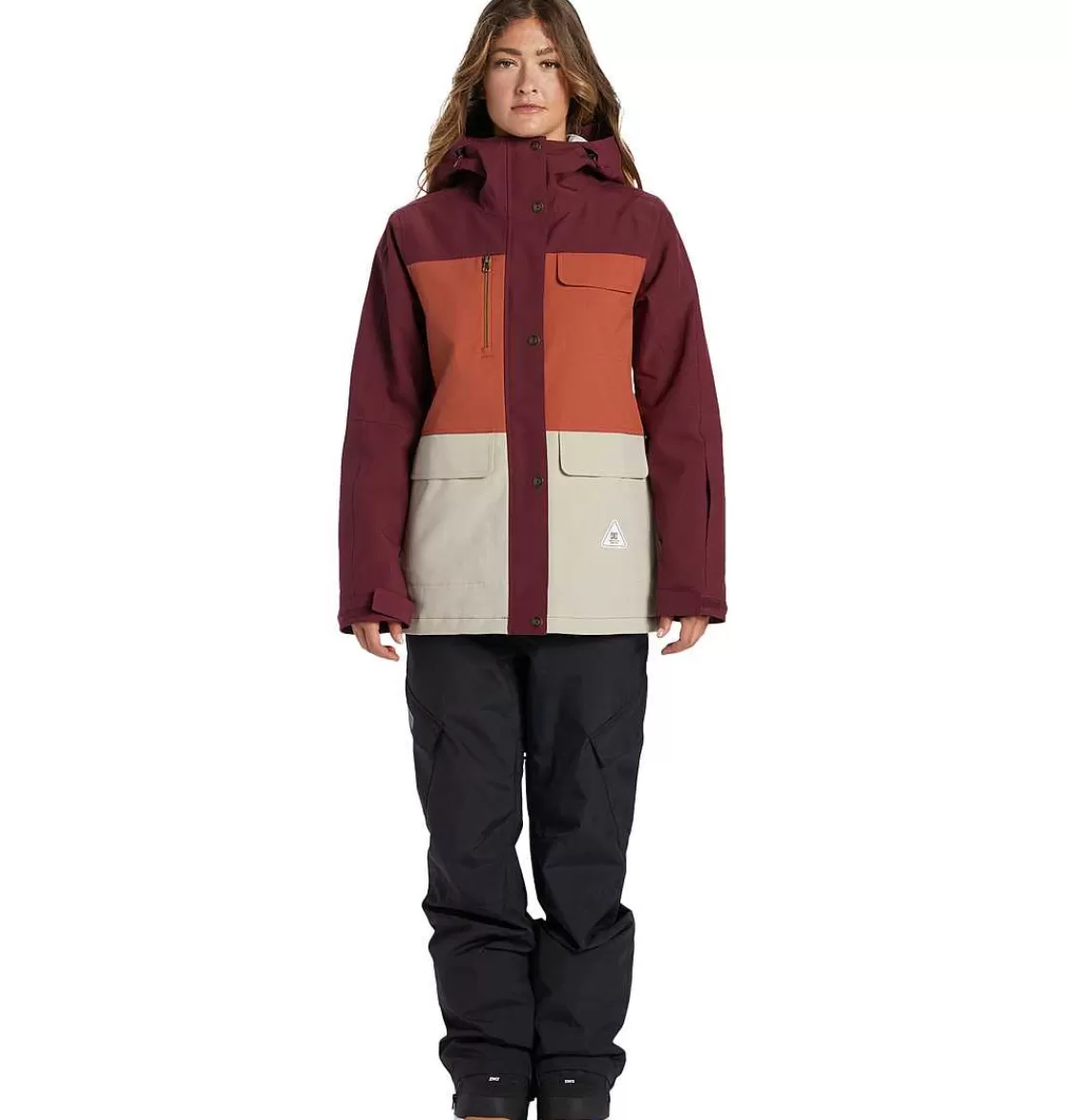 DC Shoes Women'S Liberate Technical Snow Jacket Tawny Port-Women'S Snow