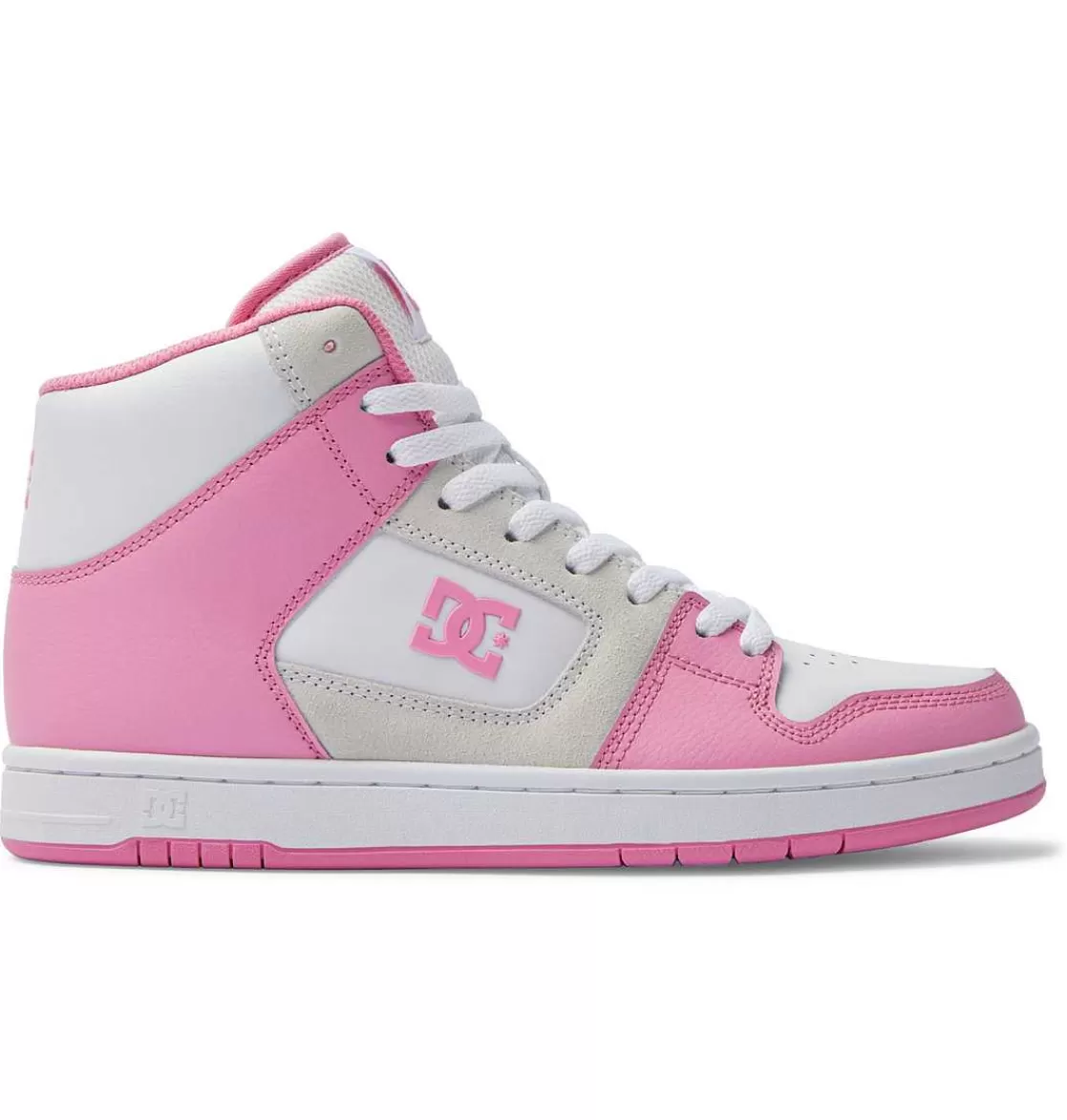 DC Shoes Women'S Manteca 4 Hi High-Top Shoes White/Silver-Women Sneakers