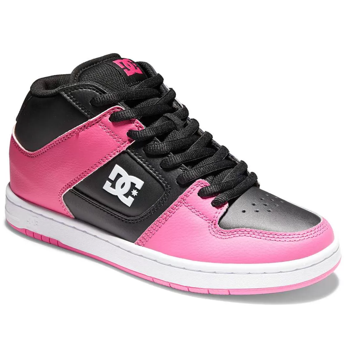 DC Shoes Women'S Manteca 4 Mid Mid-Top Shoes Black/Pink-Women Sneakers