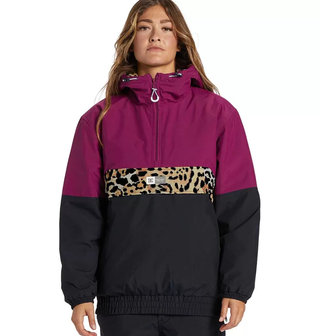 DC Shoes Women'S Nexus Technical Reversible Anorak Snow Jacket Magenta Purple-Women'S Snow